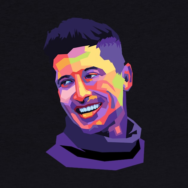 Lewandowski pop art by Danwpap2